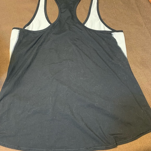 Black and white Athleta workout tank size large - Picture 2 of 4